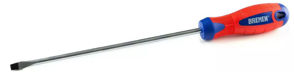 Destornillador mango goma PL(-) 3.0 (3x150mm) Bremen