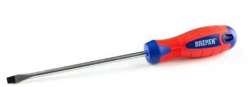 Destornillador mango goma PL(-) 8.0 (8x200mm) Bremen