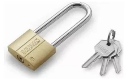 Candado de Bronce Aro Largo 50mm Bremen