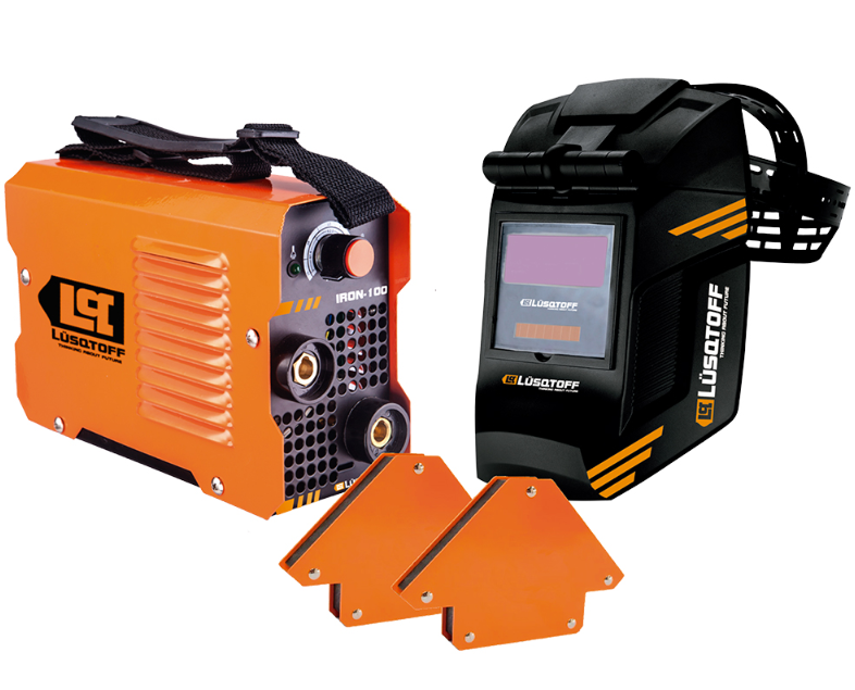 Soldadora Inverter IRON100-8 105 AMP Lusqtoff.