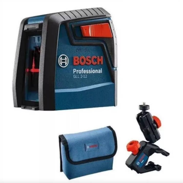 Nivel Laser BOSCH 12 Mts. 2 Lineas Rojo GLL2-12