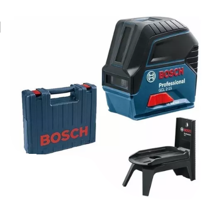 Nivel Laser BOSCH 15 Mts. 2 Lineas-Plomada -Verde GCL2-15G