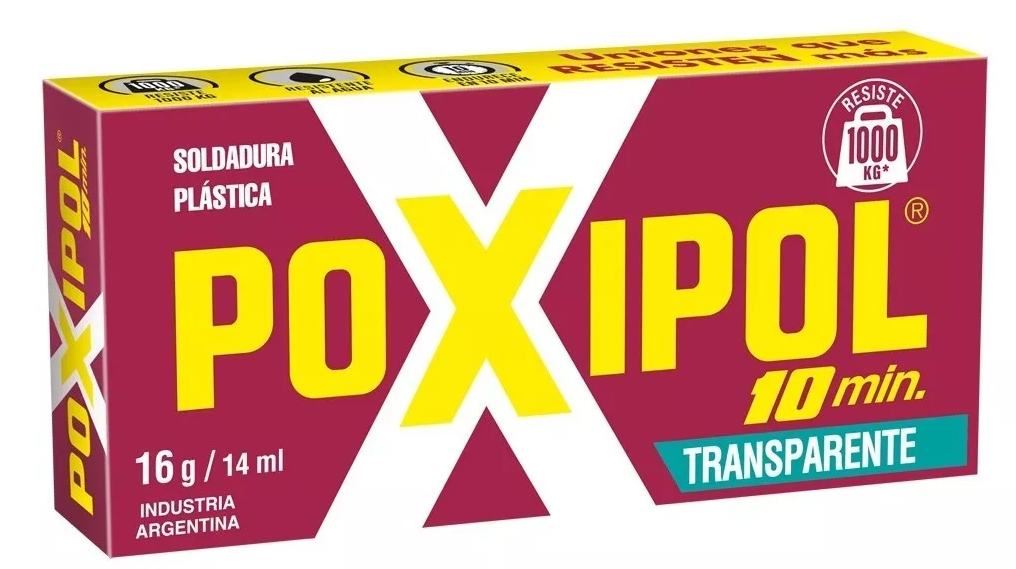 Poxipol Transparente 10 Min 16/14ML
