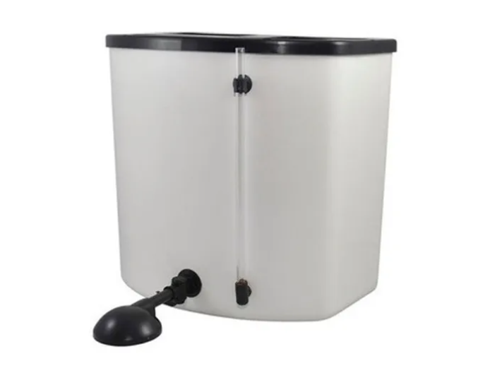 Calefon PVC Blanco 20Lts. Resistencia Aluminio
