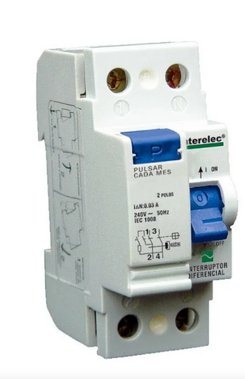 Interruptor Diferencial Automatico 25Amp. Interelec
