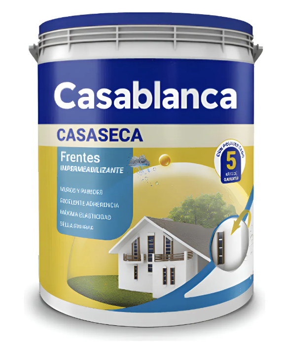 Pintura Latex Ext. Casaseca Frente 10Lts CASABLANCA
