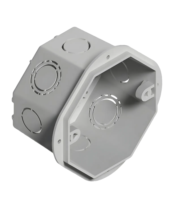 Caja Octogonal PVC para Embutir