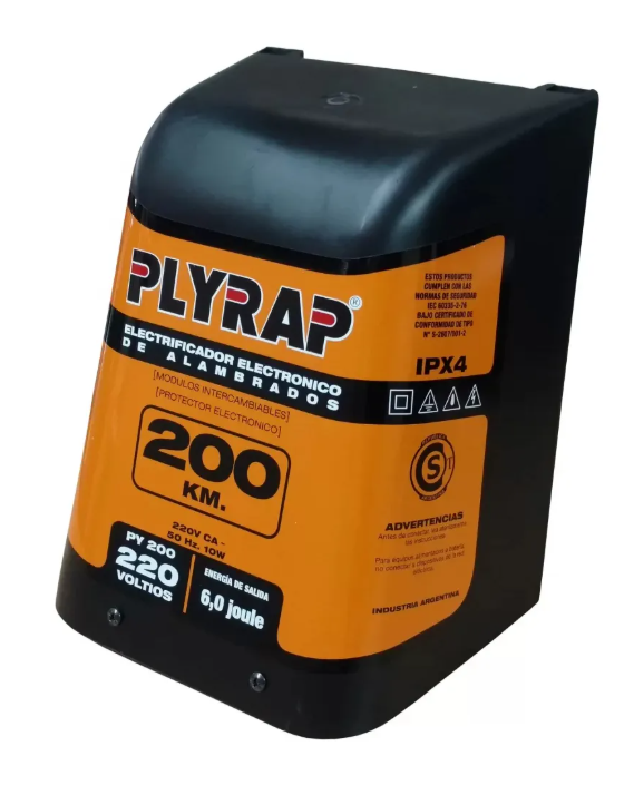 Electrificador Alambrado 5 Km. PLIRAP 220Vol.