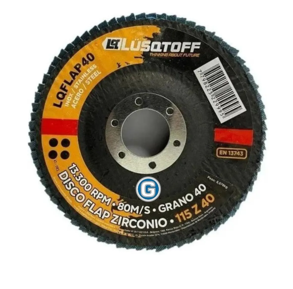 Disco Flap 115 Lusqtoff Zirconio Grano 80