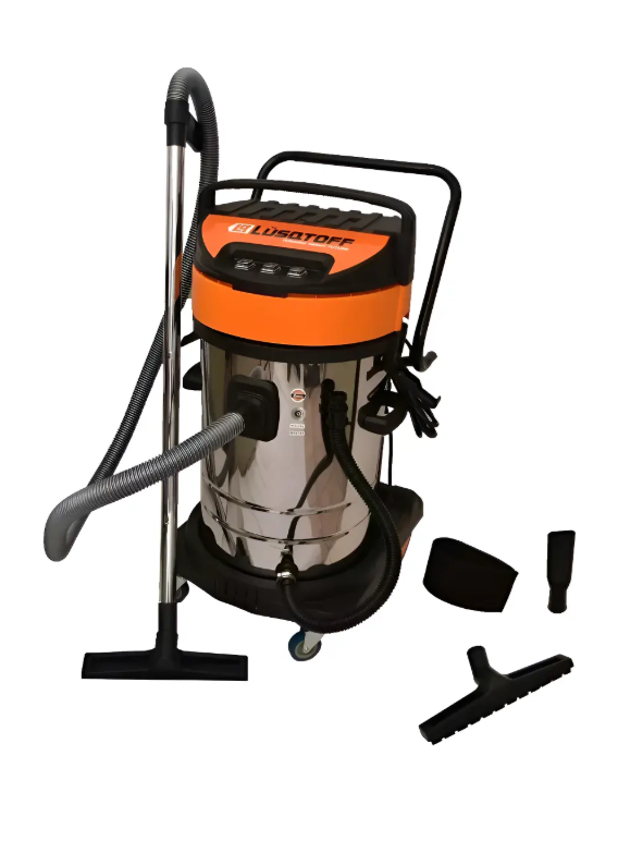 Aspiradora Industrial 80Lts. 3 Motores 3000 Wat. Lusqtoff LA-8003M
