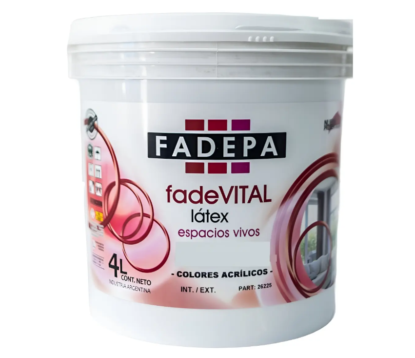 Pintura Latex Ext. Int. Fadepa x 4 Lts.