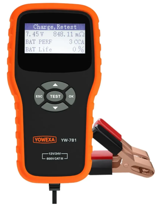 Tester De Bateria 12-24Vol. Barovo