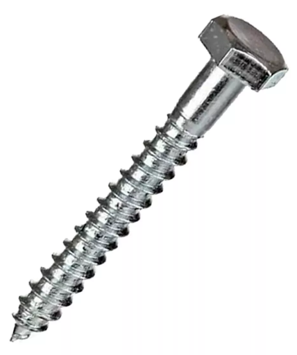 Tornillo Hexagonal Zincado 1/4x2´´