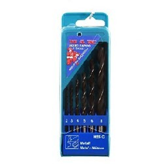 Mecha HSS (acero rapido) Juego x 6 (2-8mm) MAX
