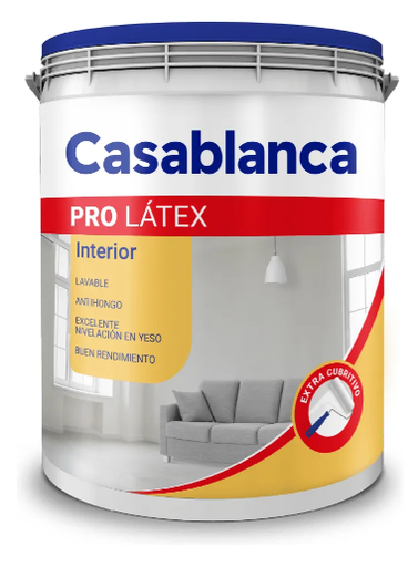Pintura Latex Pro Interior 4 Lts. CASABLANCA