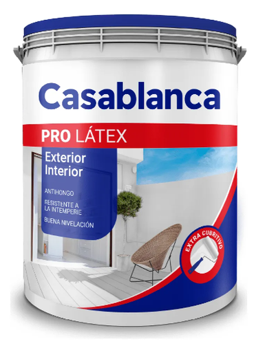 Pintura Latex Pro INT-EXT 10 Lts. CASABLANCA