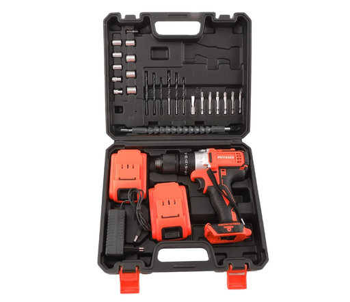 Taladro Percutor 18Vol. 13MM. MIYAWA MIL-TP13 Con Accesorios