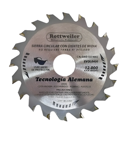 Sierra Circular 115 Widia 36 Dientes Rottweiler