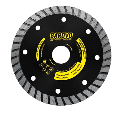 Disco diam. Turbo 115mm. Barovo