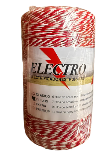 Hilo Electroplastico 7 Hilos Bobina x 1.000 Mts.