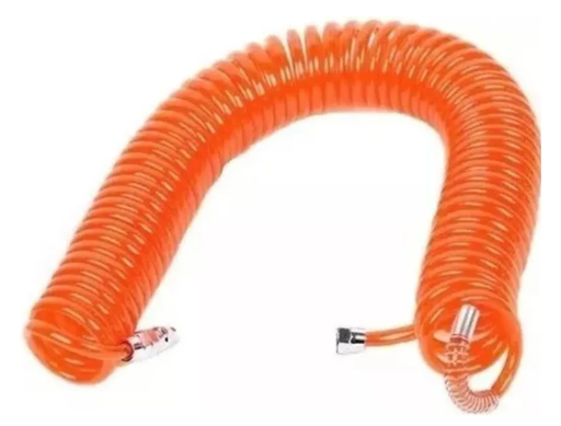 Manguera Espiralada Compresor 1/4" x 15m Rottweiler