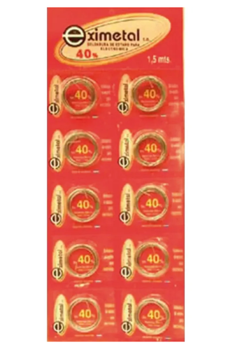 Estañolin En Blister x 10 Unid. 50% Eximetal