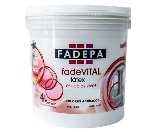 Pintura Latex Ext. Int. Fadepa x 4 Lts.